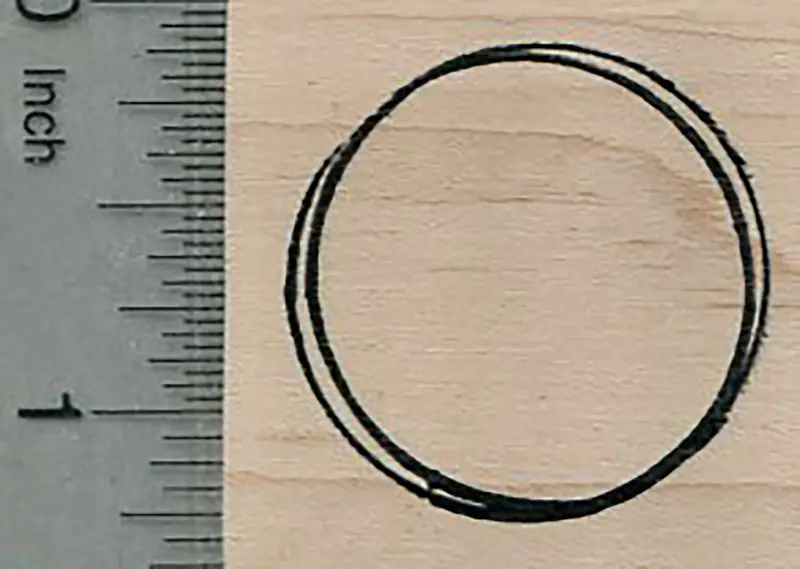 Petri Dish Rubber Stamp Symbolizing Microbiology And Lab Work 1