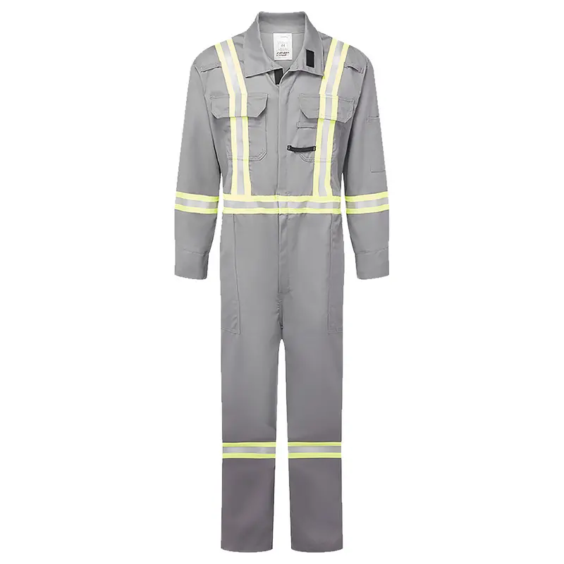Portwest Ias3108Grt Avenger 7 Oz Gray Tall Coverall 1
