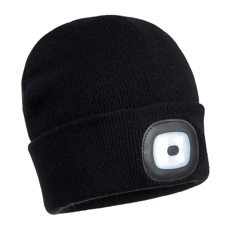 Portwest Youth Black Led Beanie Headlamp – B027Bk 1