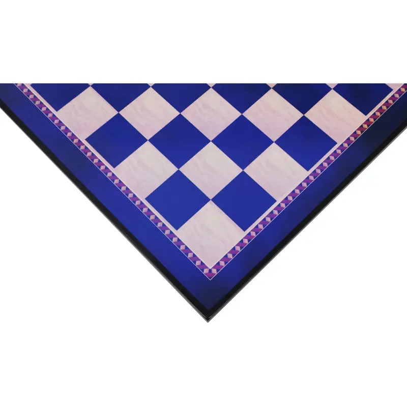 Queen’S Gambit–Themed Chess Board – Ebony & Maple, 55Mm Squares (Slight Imperfection) 1