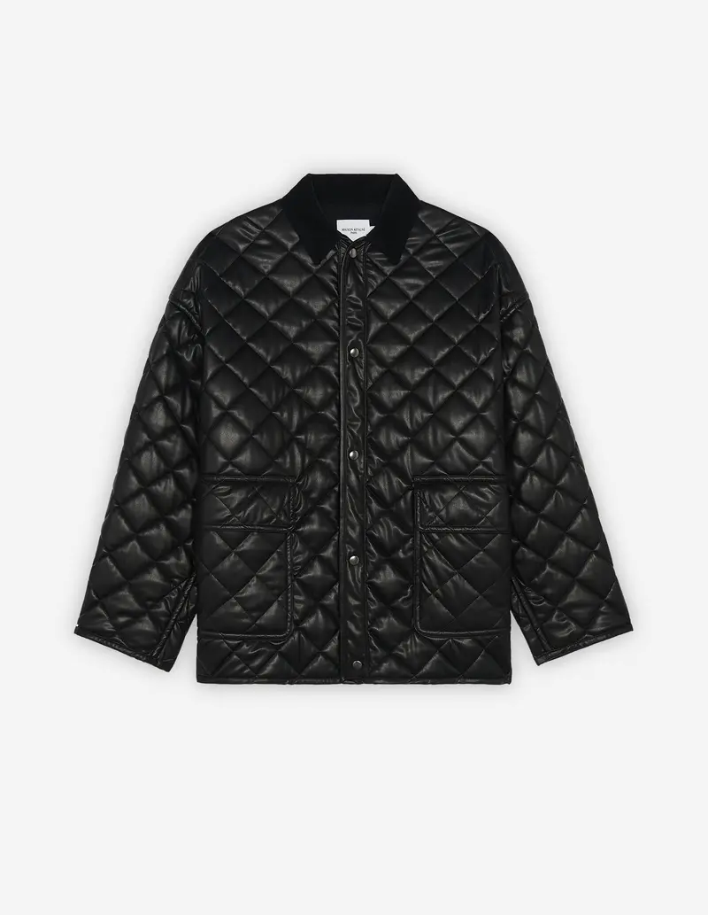 Quilted Jacket In Black 1