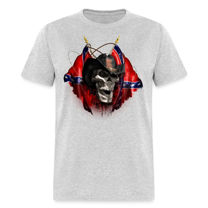 Rebel Cowboy Skull T-Shirt – Edgy Western Graphic Tee 1