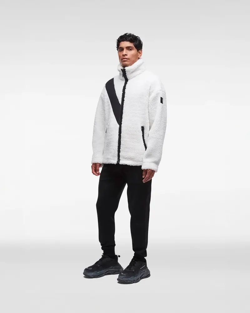 Red Rooster Cotton Zip-Up Sweater – Ivory 1