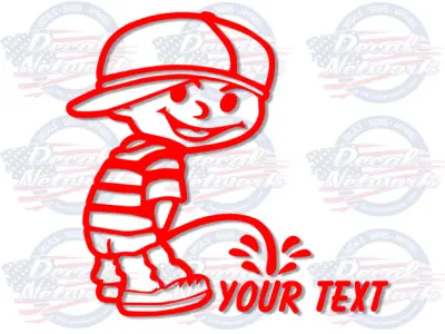 Retro Backwards 'Pee Boy' Baseball Cap 1
