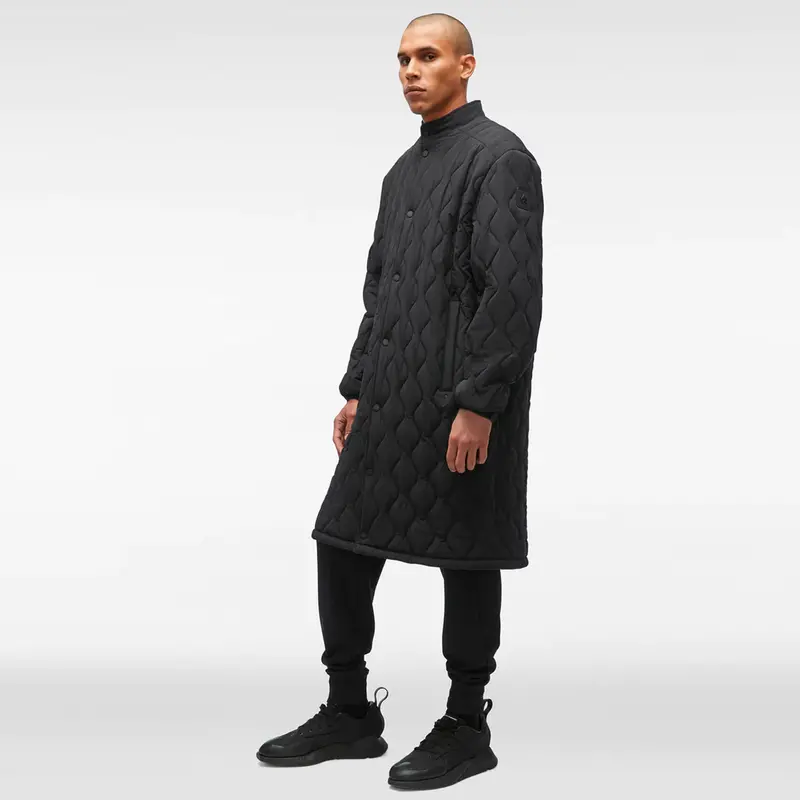 Roebling Heritage Parka – Timeless Black Wool-Blend Outer Layer 1