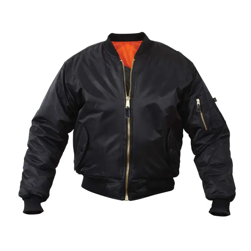 Rothco Classic Black Ma-1 Flight Jacket 1