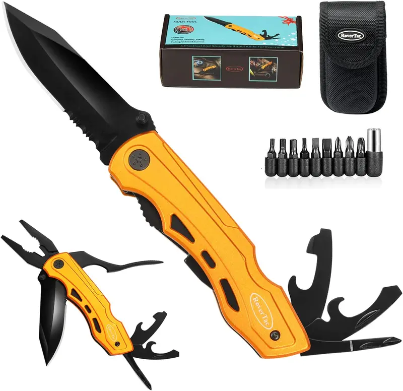 Rovertac Thoughtful Dad Gift Bundle – Versatile 12-In-1 Multitool With Personalized Gifting Appeal For Birthdays, Father’S Day & Holidays 1