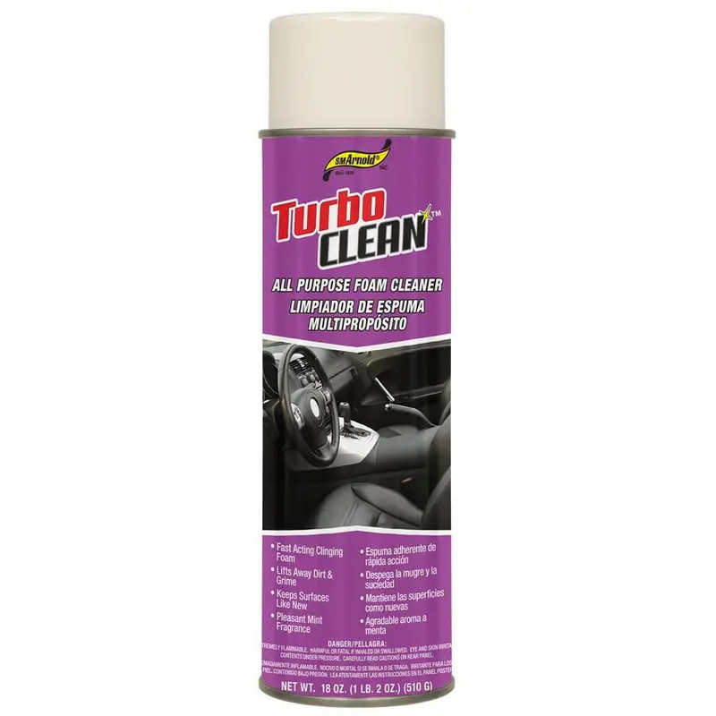 S.M. Arnold Turbo Clean All-Purpose Foam Cleaner – 18-Ounce Aerosol For Rapid Degreasing 1