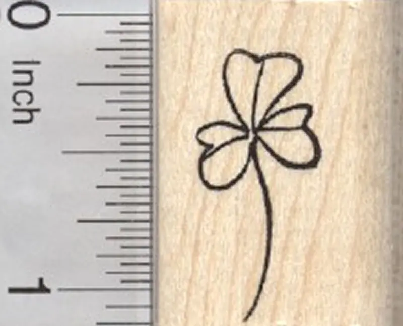 Saint Patrick'S Day Shamrock Rubber Stamp 1