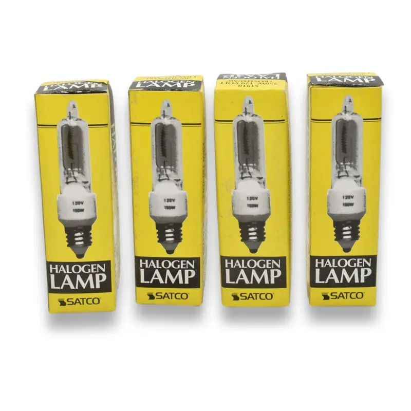 Satco S1918 Frosted T4.5 Bulb – 120V, 250W, E11 Base, 4-Pack 1