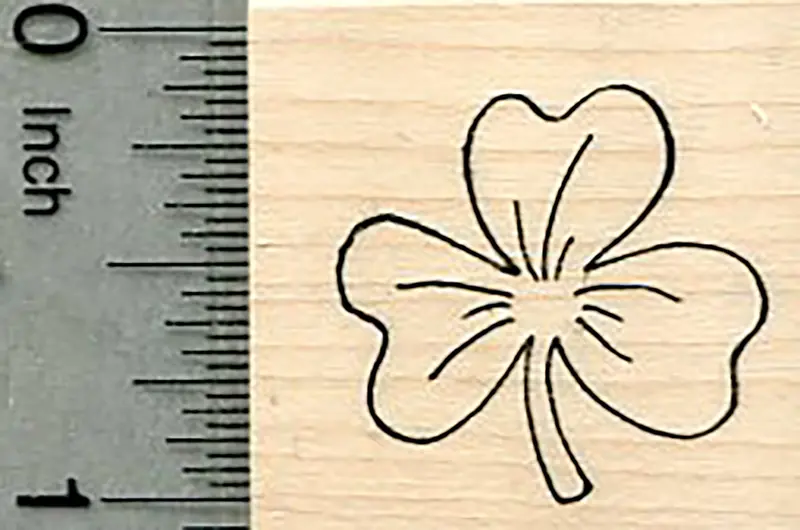 Shamrock Rubber Stamp – St. Patrick’S Day & Irish Heritage 1