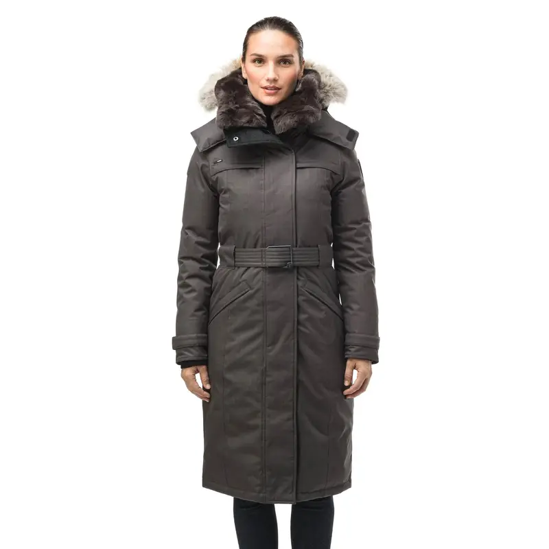 She-Ra Women'S Steel Grey Parka – Insulated Winter Outerwear 1