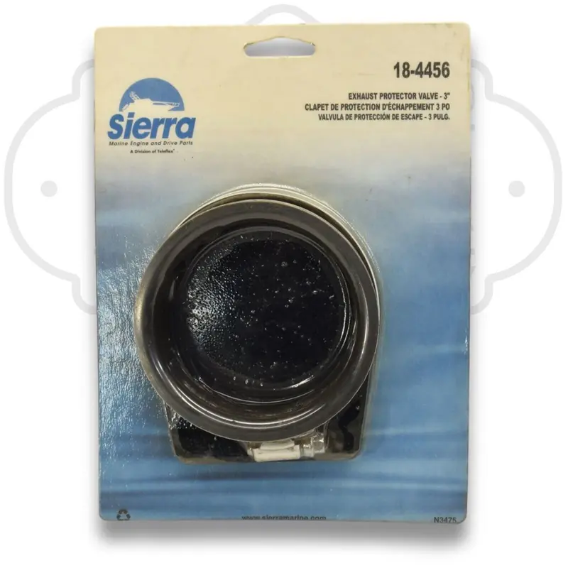 Sierra Marine 3-Inch Stainless Steel Exhaust Valve Cover – Model 18-4456 1