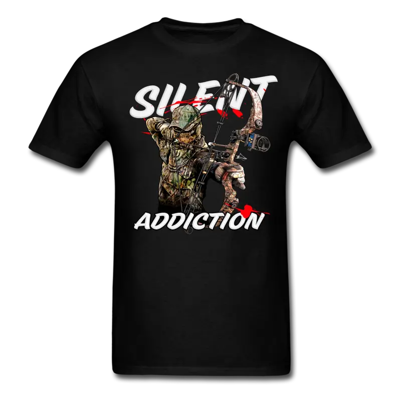Silent Addiction Bow Hunting Enthusiast Tee 1