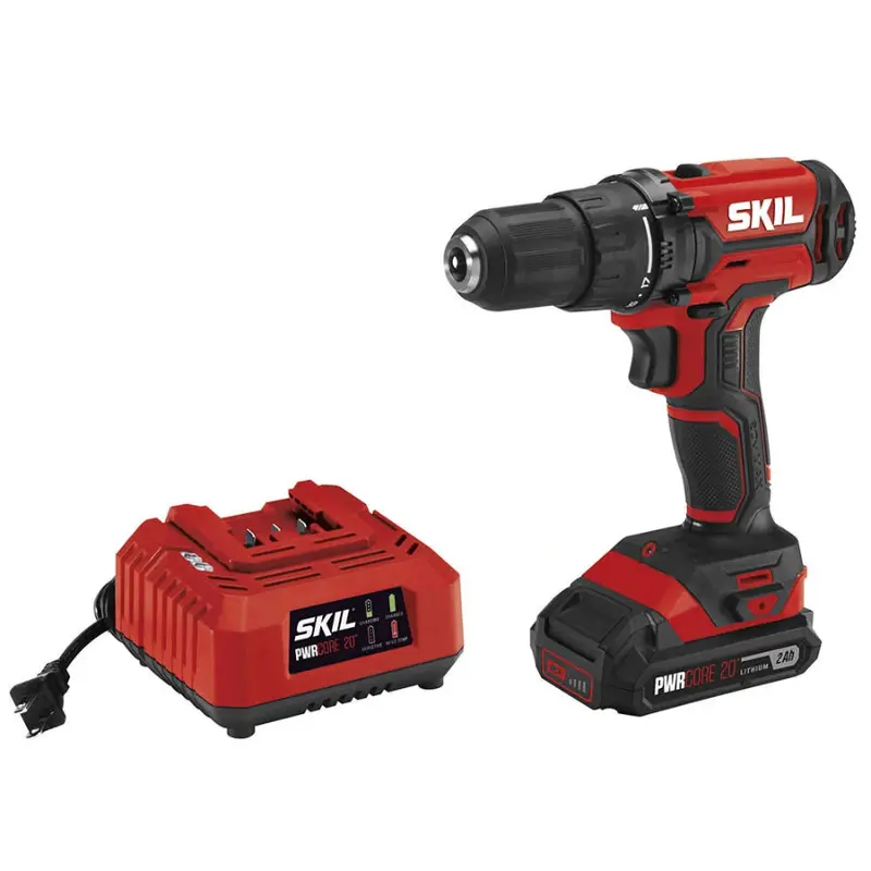 Skil 20V Cordless 1/2-Inch Drill Driver Kit 1
