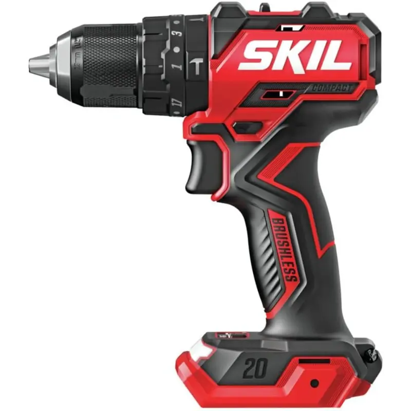 Skil Pwr Core 20™ Compact Hammer Drill – 20V Brushless, 1/2" Chuck (Bare Tool) 1