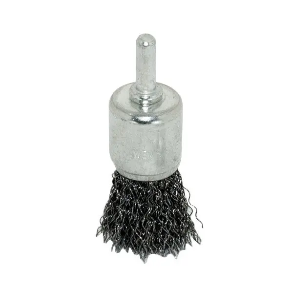 Solid-End Rotary Brush With 1/4-Inch Hex Shank 1
