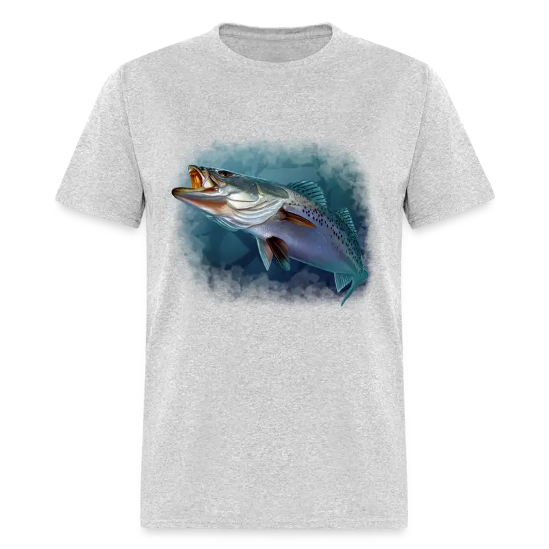 Speckled Sea Trout Illustration T-Shirt 1