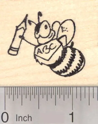 Spelling Bee Academic Achievement Rubber Stamp For Teachers 1