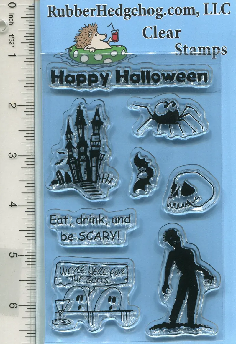 Spooky Halloween Clear Stamp Set For Seasonal Cards And Decor 1