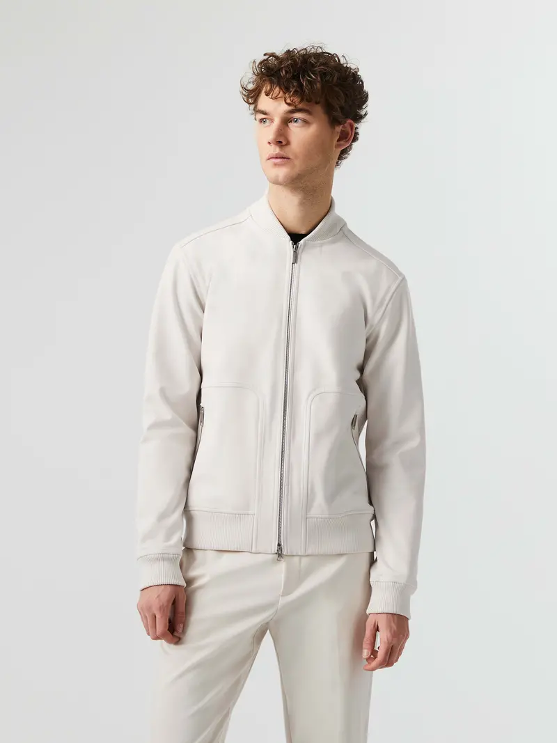 Srota Waterproof Taurobran® Bomber Jacket – Off-White 1