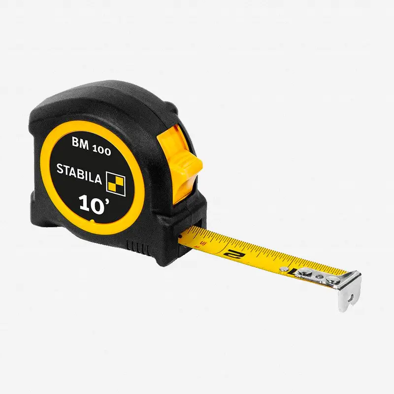 Stabila Bm 100 10-Foot Compact Tape Measure – Imperial Scale 1