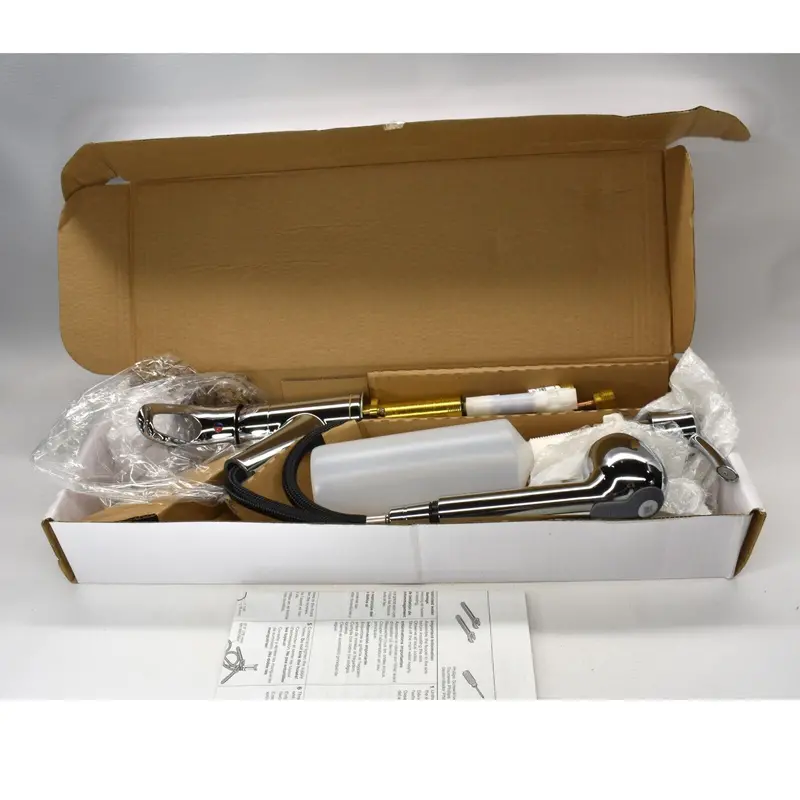 Sterling By Kohler 1213509-Sd-Cp Pull-Out Kitchen Faucet With Soap Dispenser – Chrome 1