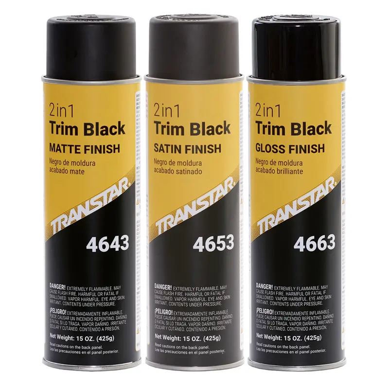 Transstar 2-In-1 Trim Black – Ready-To-Use Flexible Black Finish For Exterior Trim 1