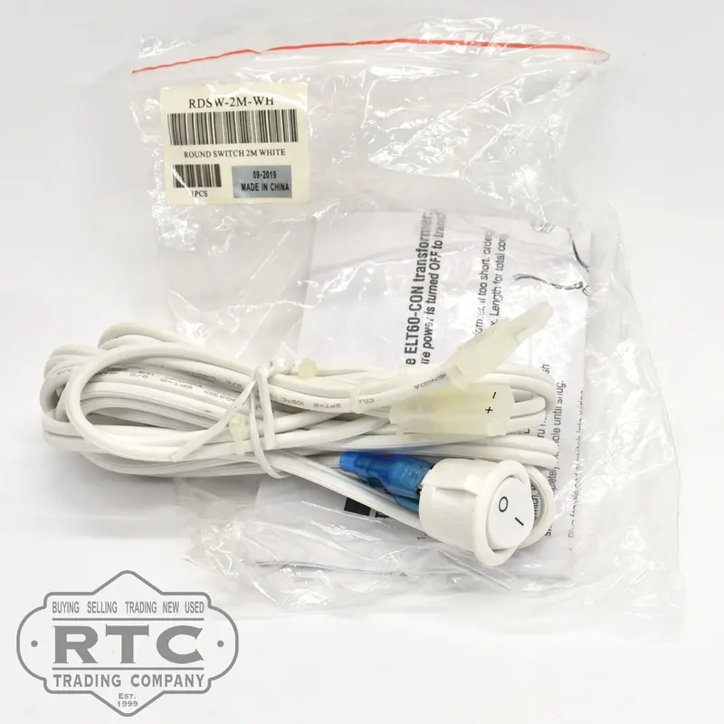Tresco Rev-A-Shelf Rdsw-2M-Wh – Round 2-Motion White Switch For Cabinet Lighting 1