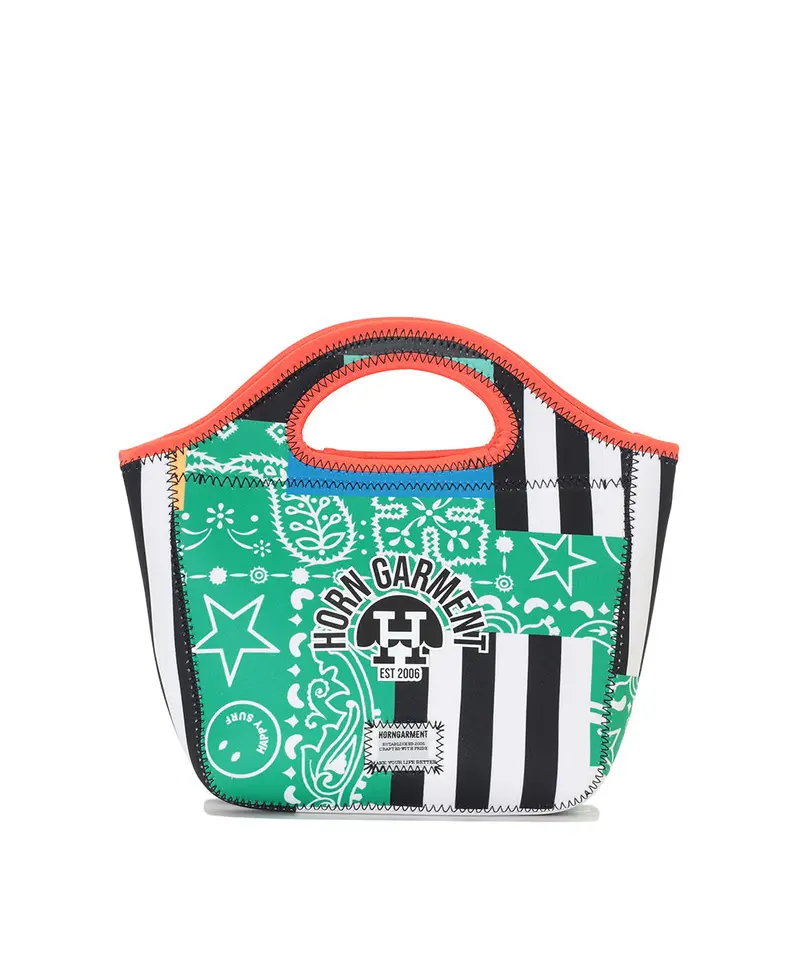 Triplane Compact Mini Tote Bag – Fresh Green Hue 1