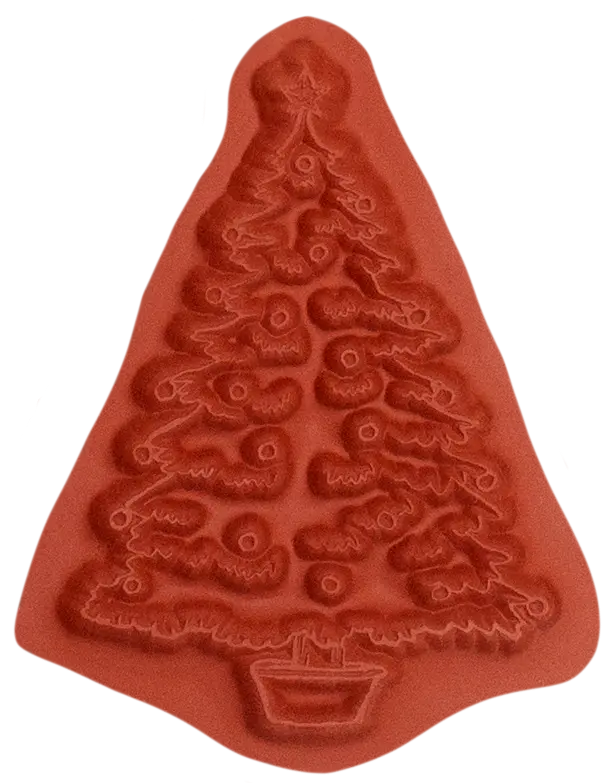 Unmounted Christmas Tree Rubber Stamp – Holiday Design Umj5315 1