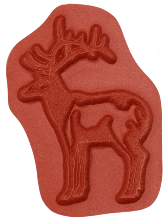 Unmounted Elk Rubber Stamp – Wapiti Wildlife Design Umj6002 1