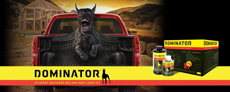 Usc/Valspar Dominator Urethane Black Truck Bed Liner Kit 1