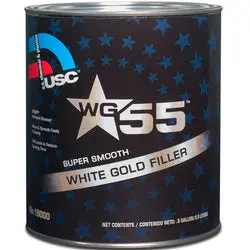 Usc White Gold Smooth Premium Body Filler – 1-Gallon With Blue Hardener (Wg55) 1