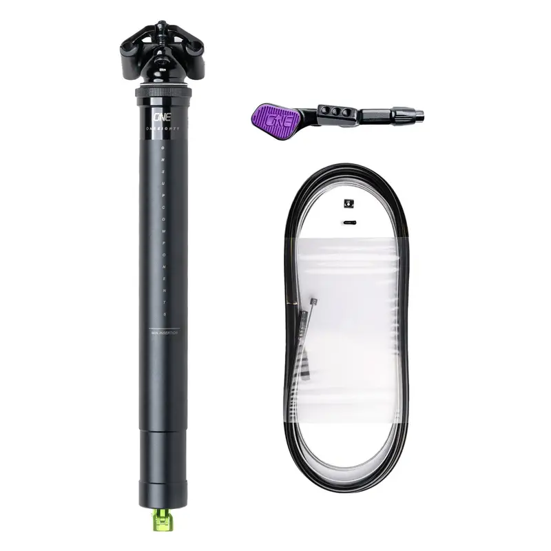 V3 Dropper Post Bundle – Complete Hydraulic Seatpost System With Remote, Clamp, And Installation Kit 1
