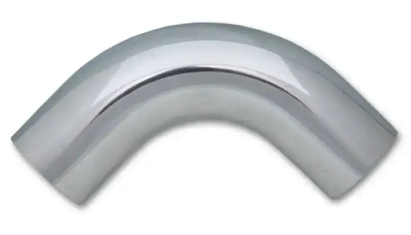 Vibrant Polished Aluminum Tubing – 1.5" Od, 90° Bend (Universal Fit) 1