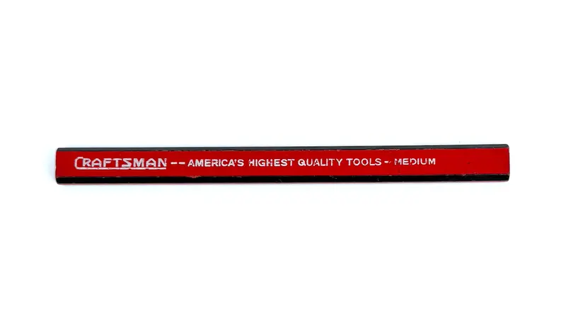 Vintage Craftsman Carpenter’S Pencil – Classic Wood-Cased Drafting Pencil (New Old Stock) 1