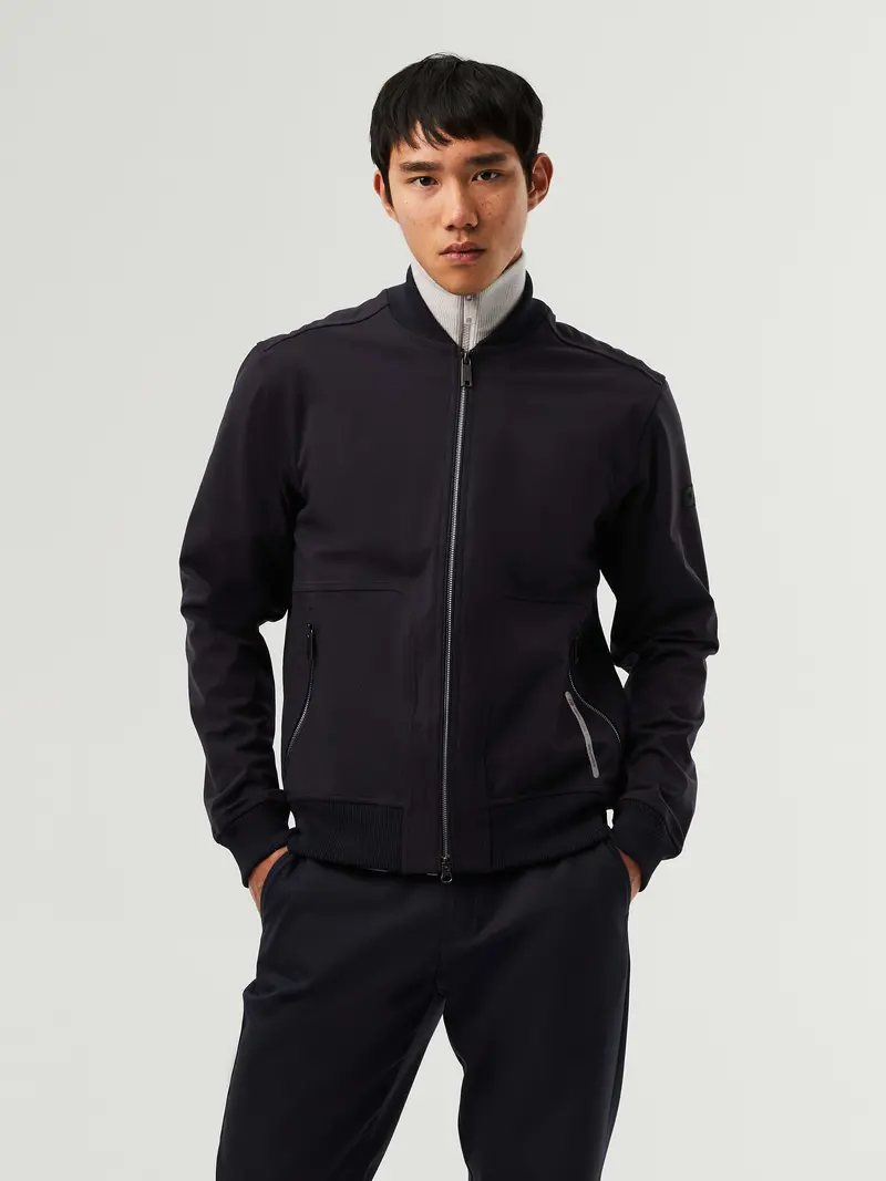 Waterproof Taurobran® Bomber Jacket In Navy – Srota V2.Y7.01 1