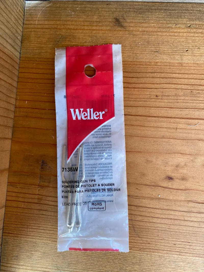 Weller 7135W Replacement Soldering Gun Tip 1