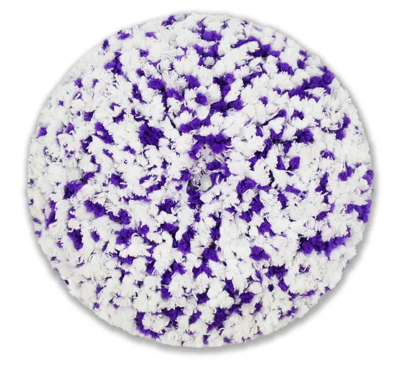 White & Purple Microfiber Pad With Velcro Backing – Hb-075 (7.5" × 1.5") By Hi-Tech Industries 1