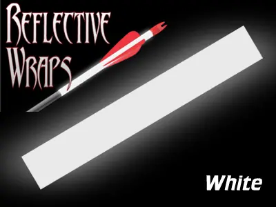White Reflective Arrow Wrap – 1" X 5" Clean, High-Contrast Guidance Strip 1