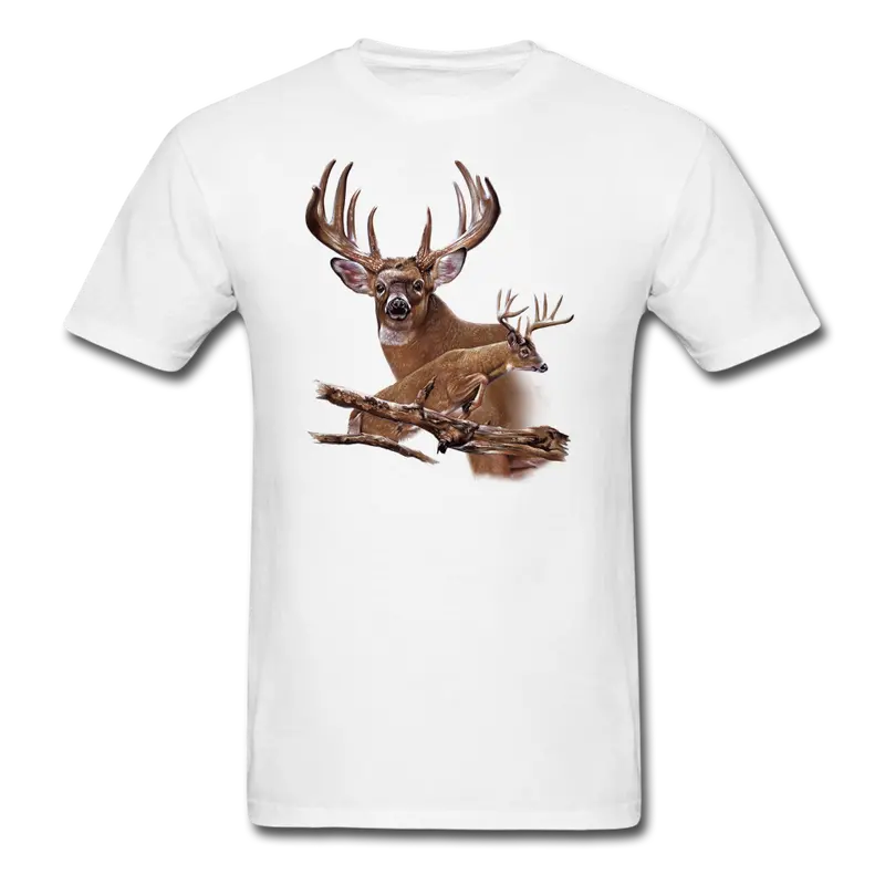 Whitetail Deer Artwork Casual Shirt 1