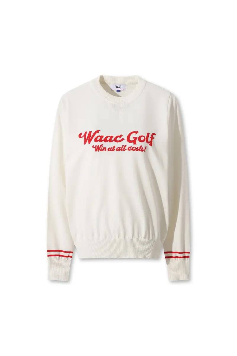 Women'S Logo-Embellished Knit Sweater – Ivory 1