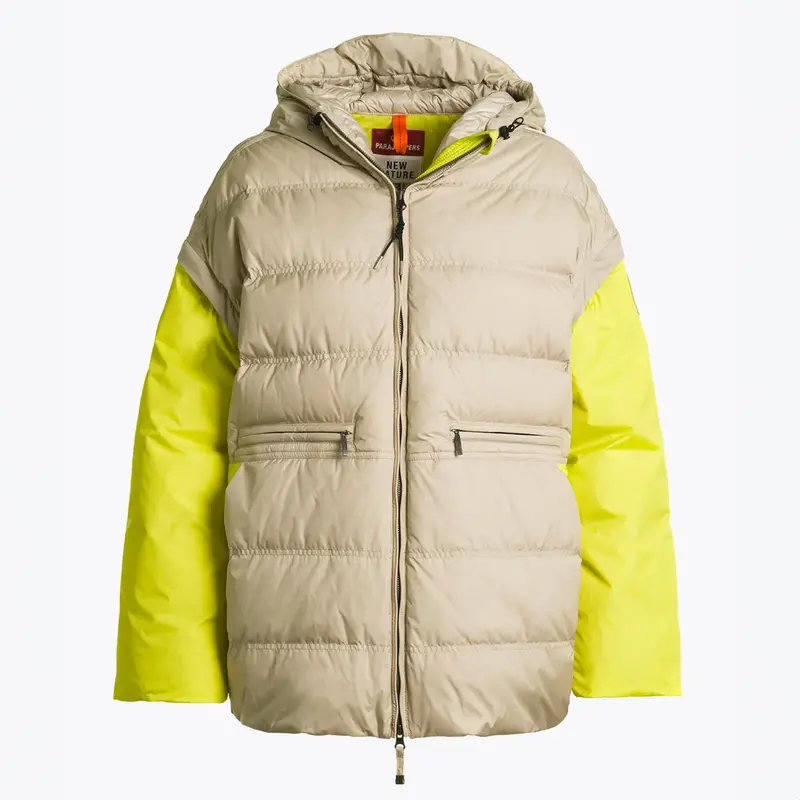 Women'S Scout Down Jacket In Tapioca And Citronelle Two-Tone 1