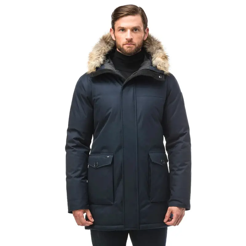 Yves Men’S Navy Parka 1