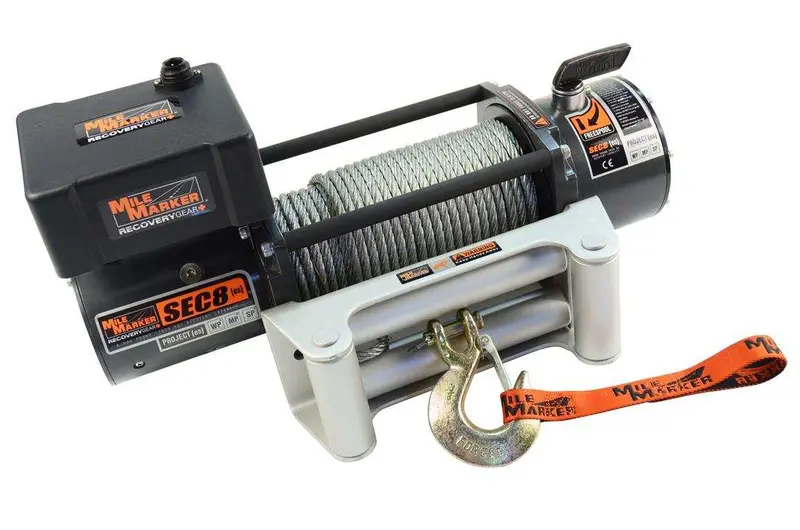 12-Volt Electric Winch With 4.8 Hp Motor 1