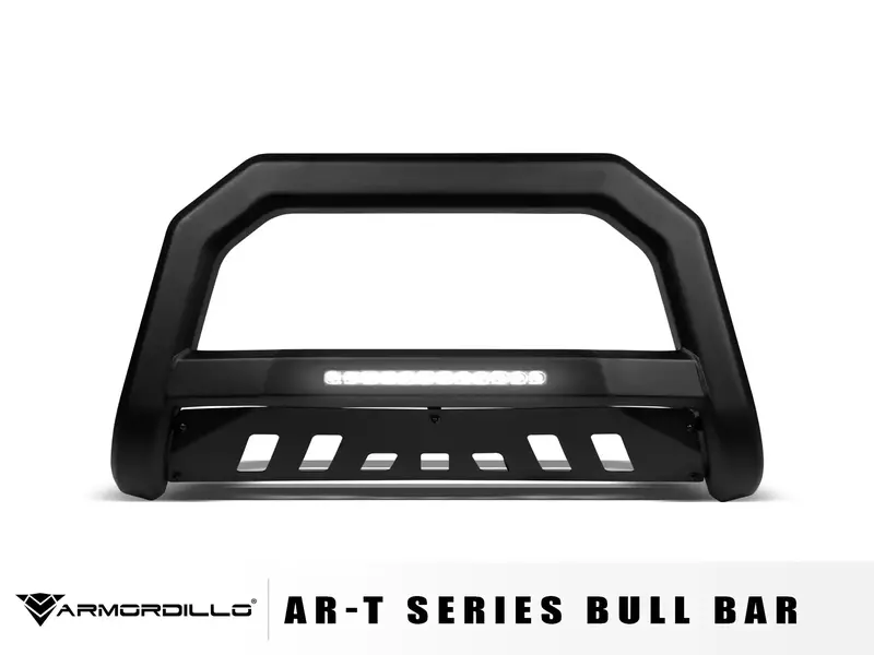 Armordillo Usa Ar-T Bull Bar — Matte Black, Heavy-Duty Front Protection For 2016–2022 Nissan Titan 1