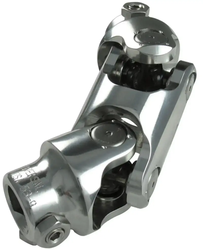 Borgeson Double-U-Joint Steering Coupler – Polished Stainless Steel, 3/4" Double-Diameter 1
