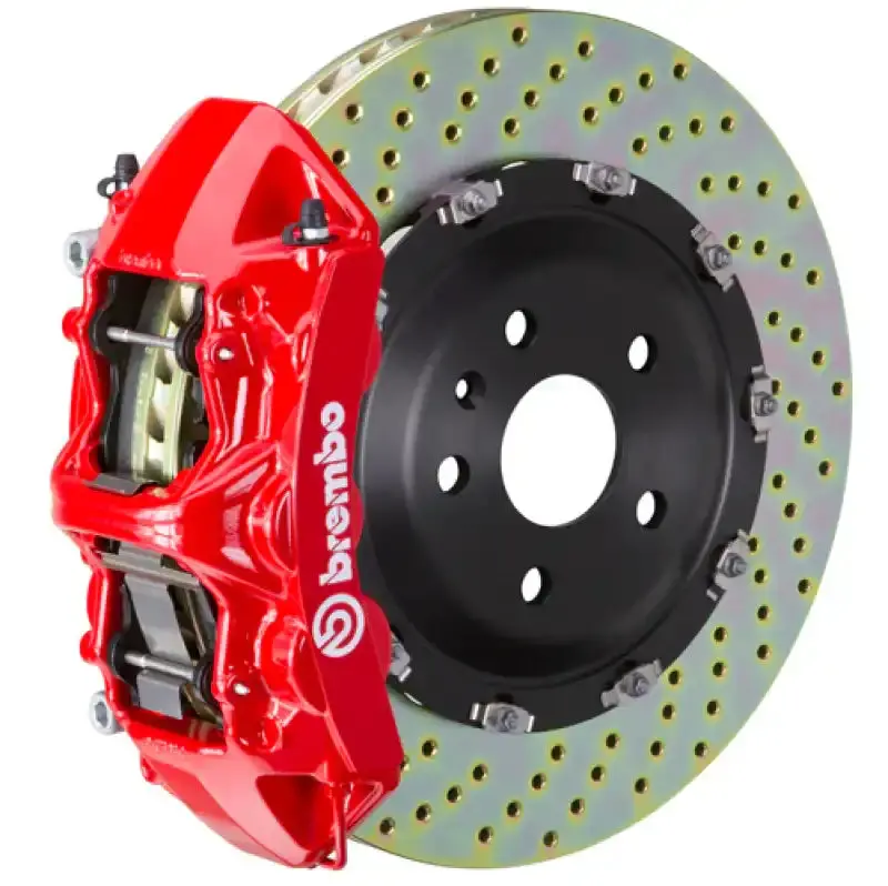 Brembo Gt Bbk – Front 6-Piston Caliper Kit With 405X34Mm Drilled Two-Piece Rotors For Bmw X5M/X6M (2009–2019) 1