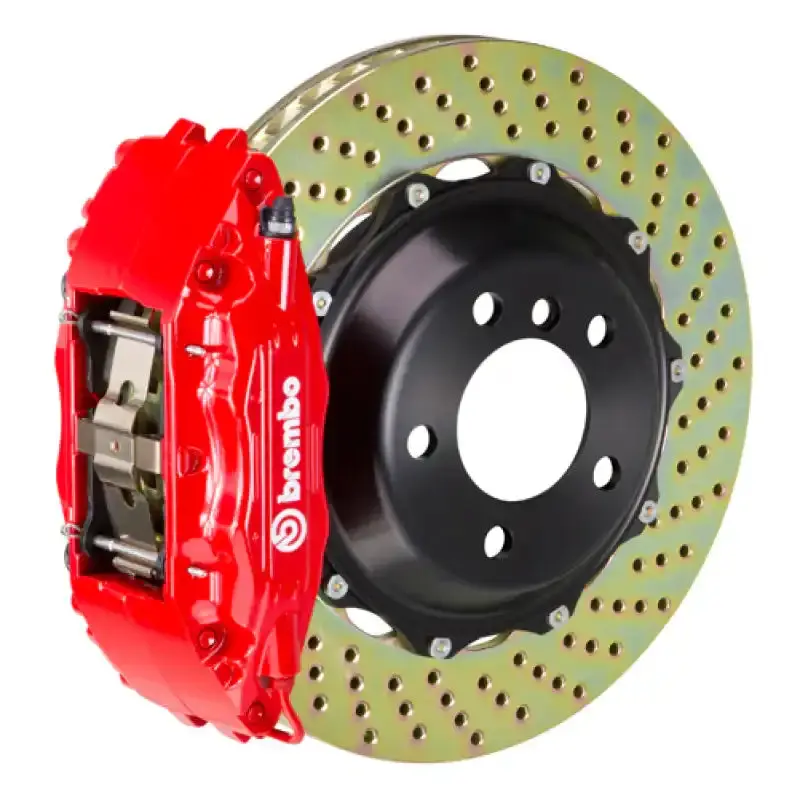 Brembo Gt Big Brake Kit – Front 4-Piston Calipers With 355X32Mm Drilled Two-Piece Rotors For Nissan Skyline R32/R33 Gtr (1989–1998) 1